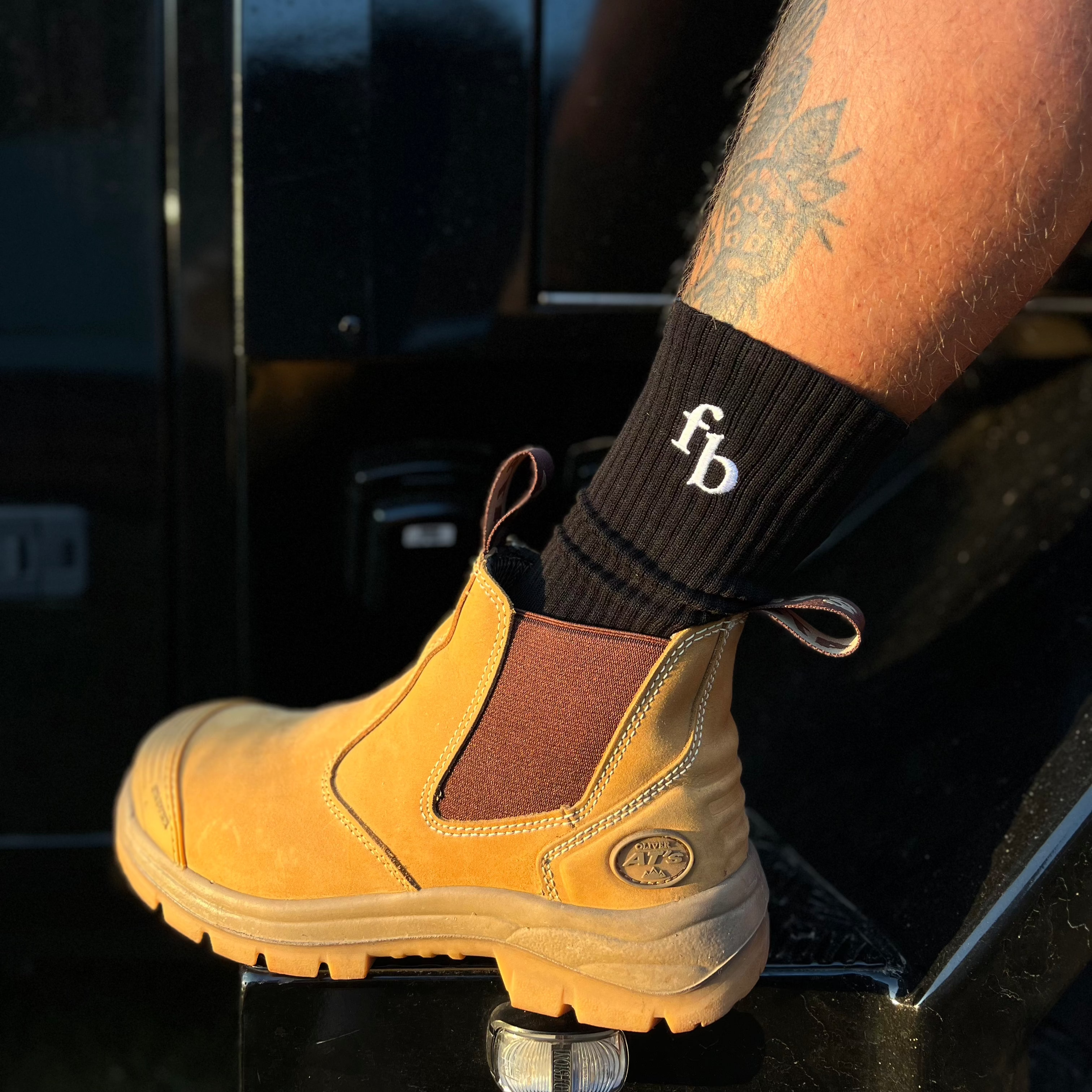 FB Logo Socks